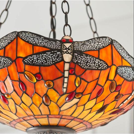 bordo elegans klasszikus kezmuves idotallo  premium meghitt harmonikus egyedi  handmade nosztalgikus stilusos tiffany piros mintas fuggesztek lampa 2.jpg